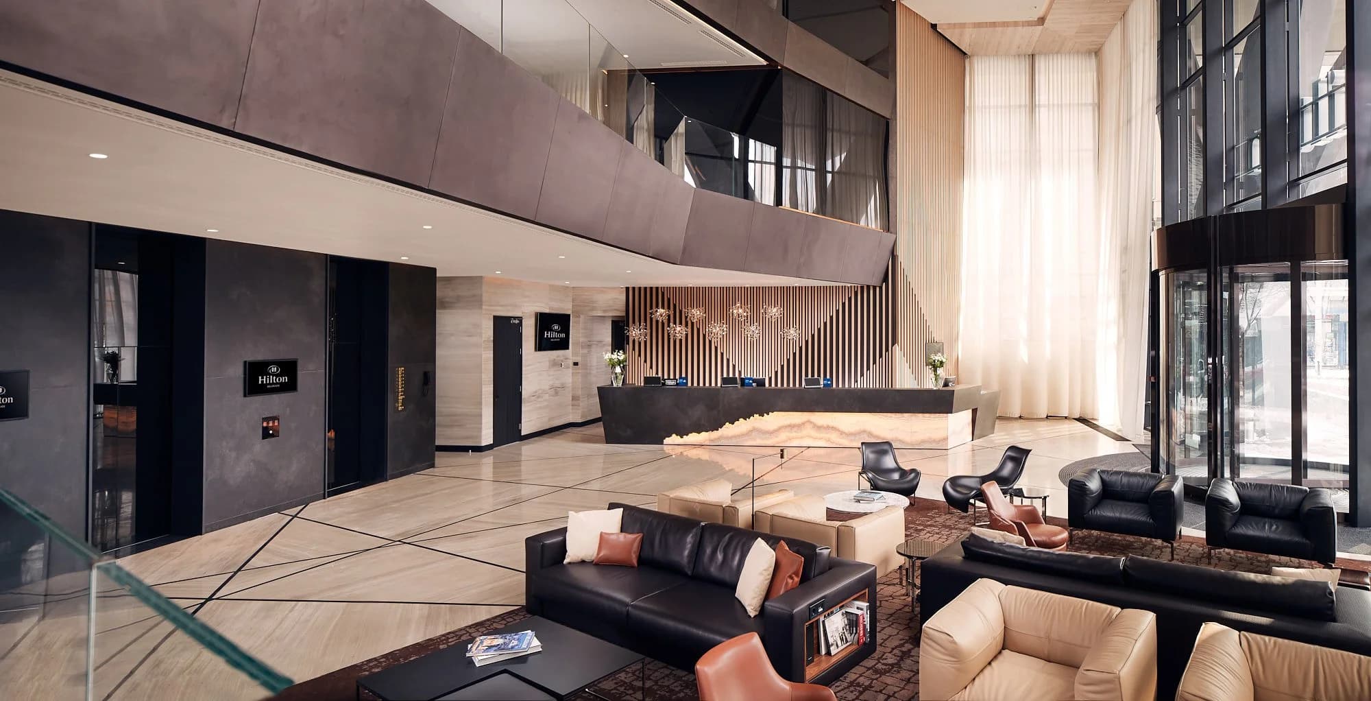 Hilton Belgrade Grand Lobby